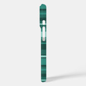 Coques Case-Mate iPhone Bandes turquoises (Verso / Gauche)