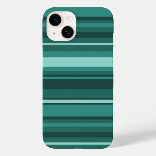 Coques Case-Mate iPhone Bandes turquoises (Verso)