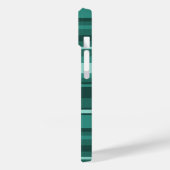 Coques Case-Mate iPhone Bandes turquoises (Verso / Gauche)