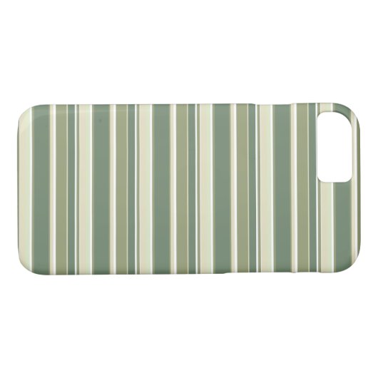 Coques Case-Mate iPhone Bandes vert olive (Dos (Horizontal))