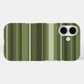 Coques Case-Mate iPhone Bandes vert olive (Verso (horizontal))