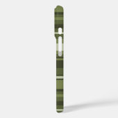 Coques Case-Mate iPhone Bandes vert olive (Verso / Gauche)