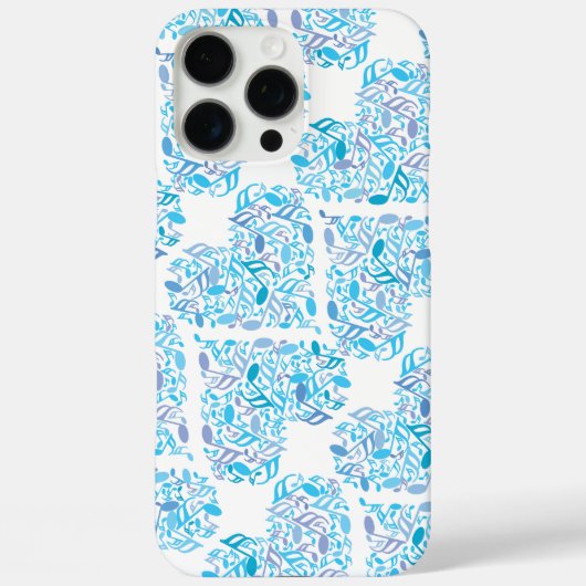 Coques Case-Mate iPhone Bandes verticales des notes de musique (Verso)