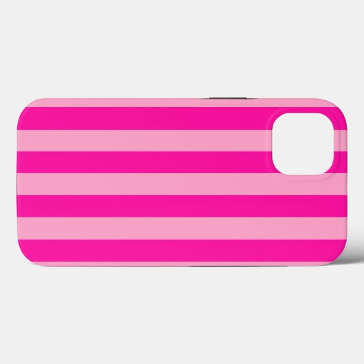 Coques Case-Mate iPhone Bandes verticales rose chaud (Verso (horizontal))