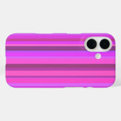 Coques Case-Mate iPhone Bandes verticales roses (Verso (horizontal))