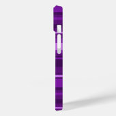 Coques Case-Mate iPhone Bandes violettes (Verso / Gauche)