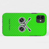 Coques Case-Mate iPhone Banjos duels verts (Dos (Horizontal))