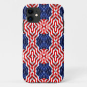 Coques Case-Mate iPhone Bannière drapeau ondulé (Dos)