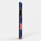 Coques Case-Mate iPhone Bannière drapeau ondulé (Dos/Droite)