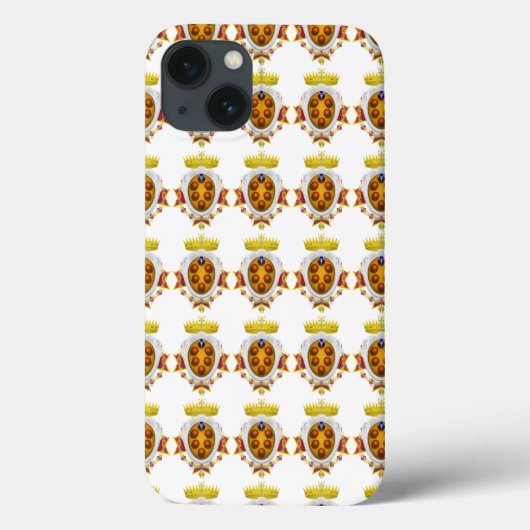 Coques Case-Mate iPhone Bannière Grand-Duché de Toscane (Verso)