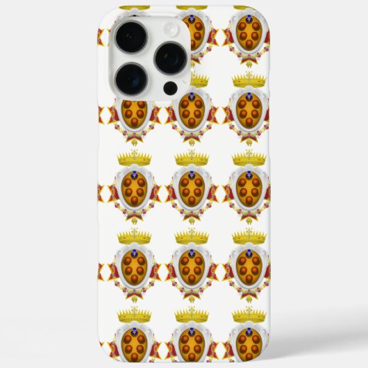 Coques Case-Mate iPhone Bannière Grand-Duché de Toscane (Verso)