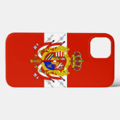 Coques Case-Mate iPhone Bannière Grand-Duché de Toscane (Verso (horizontal))