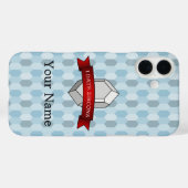 Coques Case-Mate iPhone Bannière I Date Zircons (Verso (horizontal))
