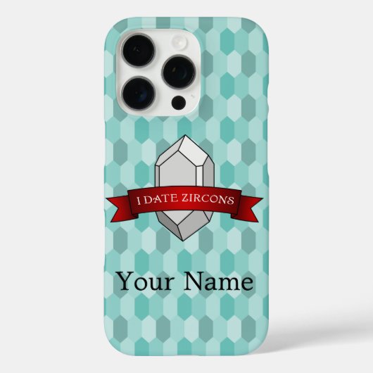 Coques Case-Mate iPhone Bannière I Date Zircons (Verso)