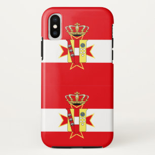 Coques Pour iPhone Bannière rouge blanc Grand-Duché de Toscane