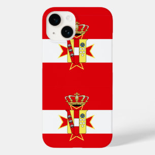 Coques Pour iPhone Bannière rouge blanc Grand-Duché de Toscane