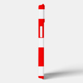 Coques Case-Mate iPhone Bannière rouge blanc Grand-Duché de Toscane (Verso / Droite)