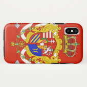 Coques Case-Mate iPhone Bannière rouge blanc Grand-Duché de Toscane (Dos (Horizontal))
