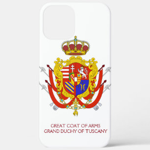 Coques Pour iPhone Bannière rouge blanc Grand-Duché de Toscane