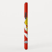 Coques Case-Mate iPhone Bannière rouge blanc Grand-Duché de Toscane (Dos/Droite)