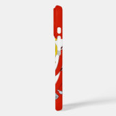 Coques Case-Mate iPhone Bannière rouge blanc Grand-Duché de Toscane (Verso / Gauche)