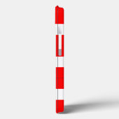 Coques Case-Mate iPhone Bannière rouge blanc Grand-Duché de Toscane (Verso / Gauche)