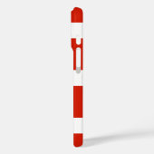 Coques Case-Mate iPhone Bannière rouge blanc Grand-Duché de Toscane (Verso / Gauche)