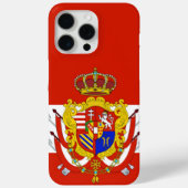 Coques Case-Mate iPhone Bannière rouge blanc Grand-Duché de Toscane (Verso)