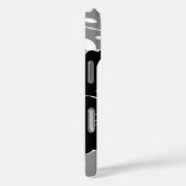 Coques Case-Mate iPhone Banzai Beach Hibiscus hawaïen noir (Verso / Droite)