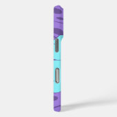 Coques Case-Mate iPhone Banzai Beach Hibiscus hawaïen violet (Verso / Droite)