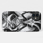 Coques Case-Mate iPhone Baphomet noir et blanc (Dos (Horizontal))