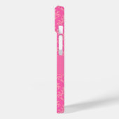 Coques Case-Mate iPhone Baptisé damask kangaroo paws pinky (Verso / Gauche)