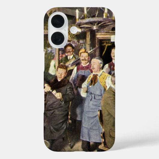 Coques Case-Mate iPhone Bar à l'ancienne avec des célébrations populaires, (Verso)