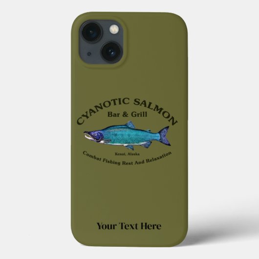 Coques Case-Mate iPhone Bar et Grill Saumon Cyanotique (Verso)