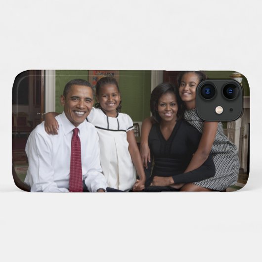 Coques Case-Mate iPhone Barack Obama et sa famille (Dos (Horizontal))