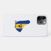 Coques Case-Mate iPhone Barbade Drapeau Carte (Dos (Horizontal))