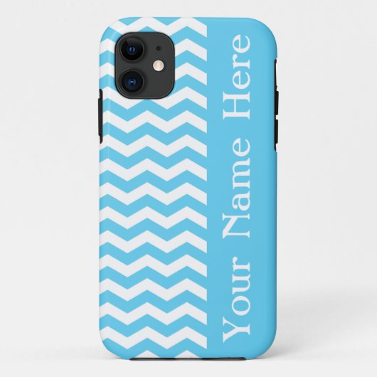 Coques Case-Mate iPhone Barbade Surf Wave Chevron avec le nom (Dos)