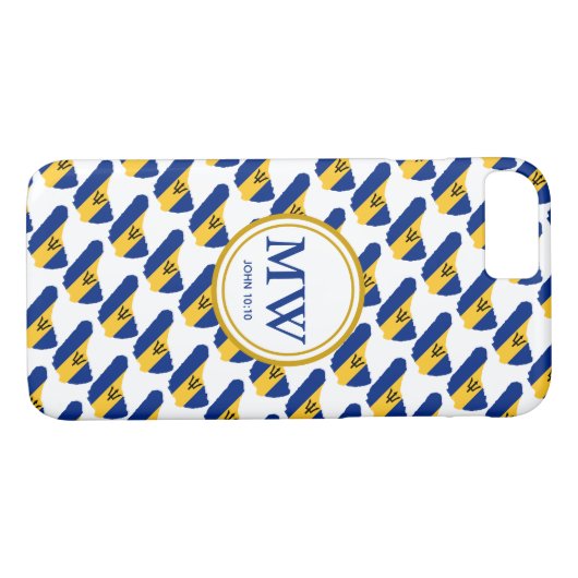 Coques Case-Mate iPhone BARBADOS élégant Abondant Monogramme de vie Samsun (Dos (Horizontal))