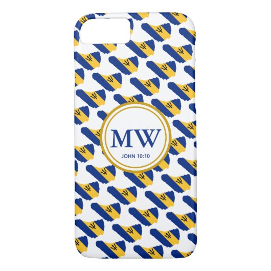Coques Case-Mate iPhone BARBADOS élégant Abondant Monogramme de vie Samsun (Dos)