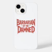 Barbarde de l'horreur gothique Damné