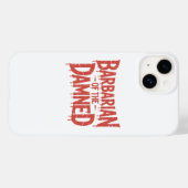 Coques Case-Mate iPhone Barbarde de l'horreur gothique Damné (Verso (horizontal))