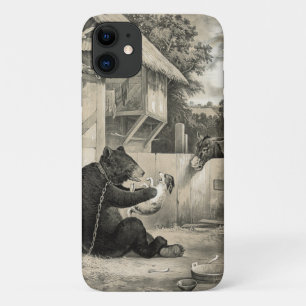 Case-Mate iPhone Case Barbe - Ours, chien et âne