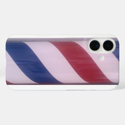 Coques Case-Mate iPhone Barber Pole pattern (Verso (horizontal))