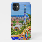Coques Case-Mate iPhone Barcelone Espagne Parc Guell Mosaic Bench Art (Dos)