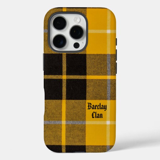 Coques Case-Mate iPhone Barclay Dress Clan Tartan With Monogram Name (Verso)