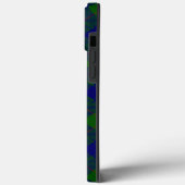 Coques Case-Mate iPhone Barclay tartan bleu vert carreau (Verso / Gauche)