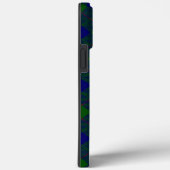 Coques Case-Mate iPhone Barclay tartan bleu vert carreau (Verso / Droite)