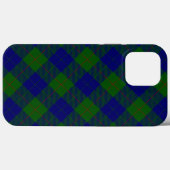 Coques Case-Mate iPhone Barclay tartan bleu vert carreau (Verso (horizontal))