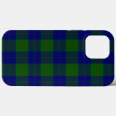 Coques Case-Mate iPhone Barclay tartan bleu vert plaid (Verso (horizontal))