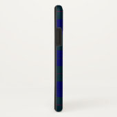 Coques Case-Mate iPhone Barclay tartan bleu vert plaid (Dos/Droite)